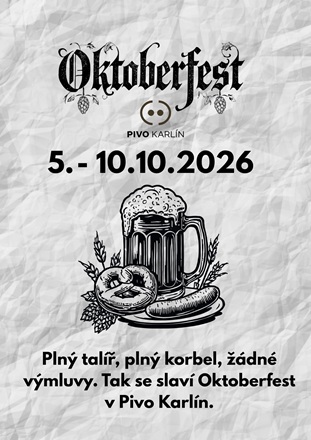 Oktoberfest v Pivo Karlín